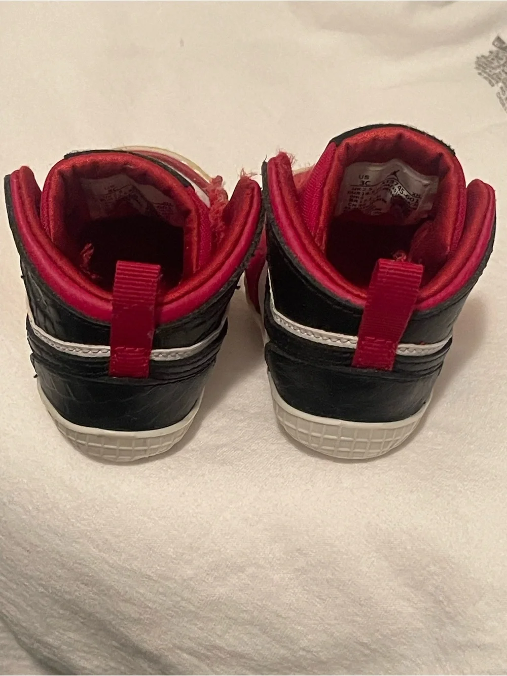 Jordan 1 Crib Bootie Satin Snake Chicago Sz 3